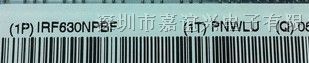 供应 IR 全新原装 IRF630PBF TO-220 三极管