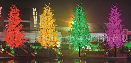 供应LED枫叶树、LED锥形树、LED景观灯