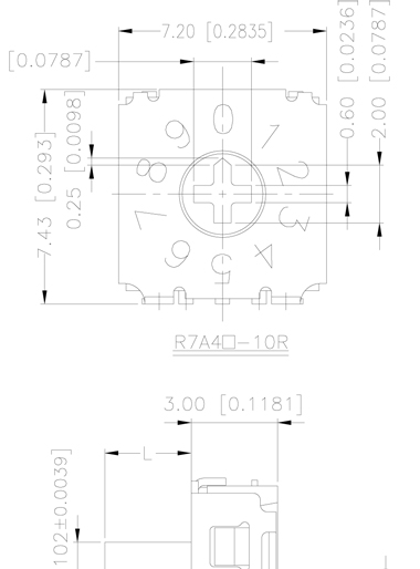 供应R7系列旋转编码开关