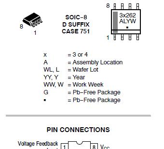 供应交流-直流(AC-DC)功率因数控制器MC33262PG