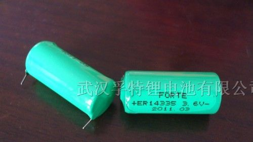 供应3.6V 2/3AA SIZE ER14335 电池