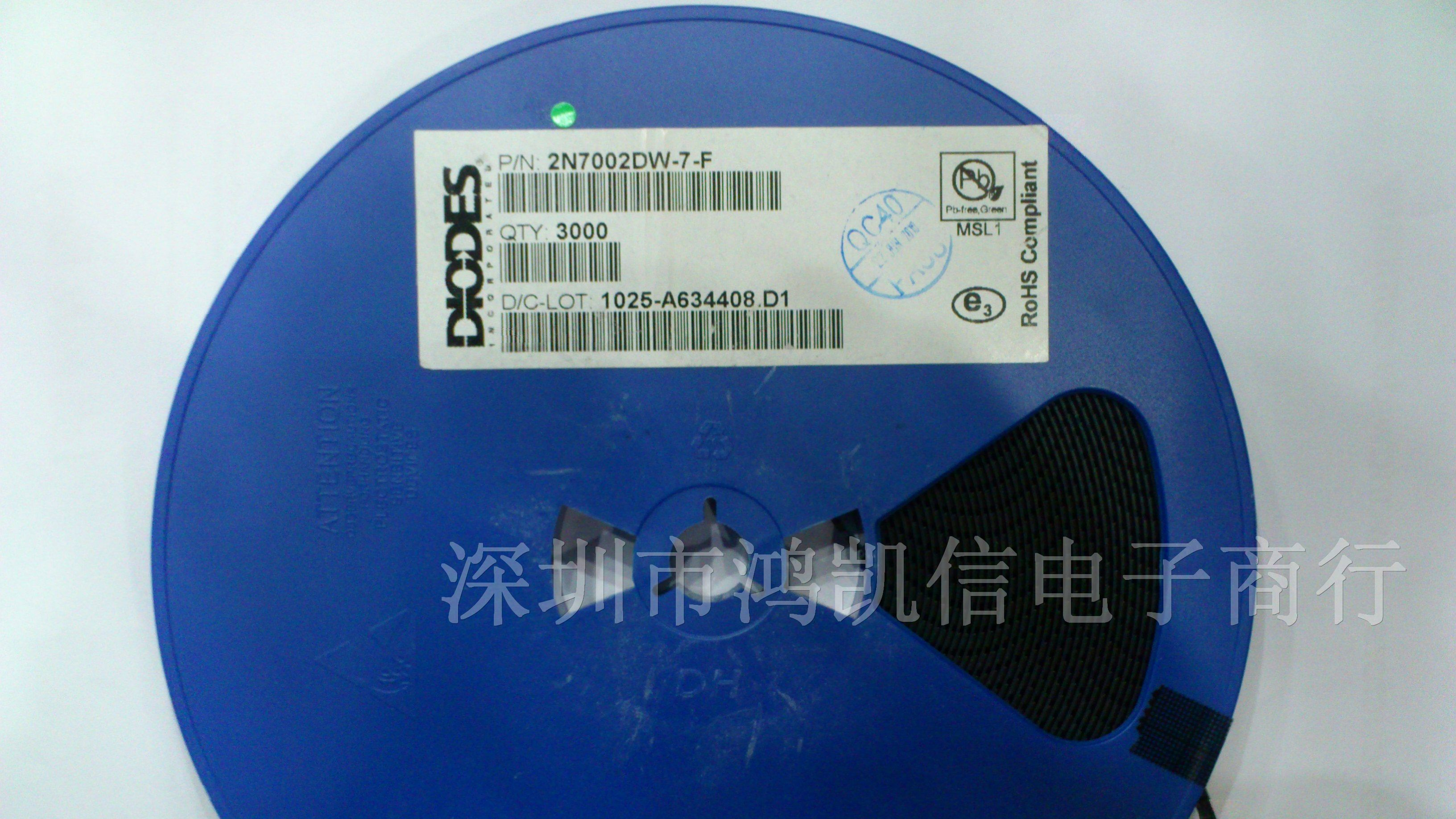 供应DIODES 双N沟道增强模式场效应管2N7002DW-7-F/K72
