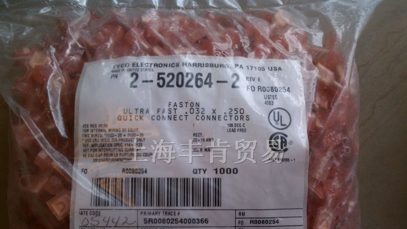 现货供应Tyco/AMP 接插件 2-520264-2