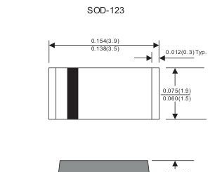 供应3.0A SOD-123H封装肖特基二极管