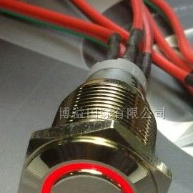 供应不锈钢按键开关.中心灯按键开关，环形灯按钮开关