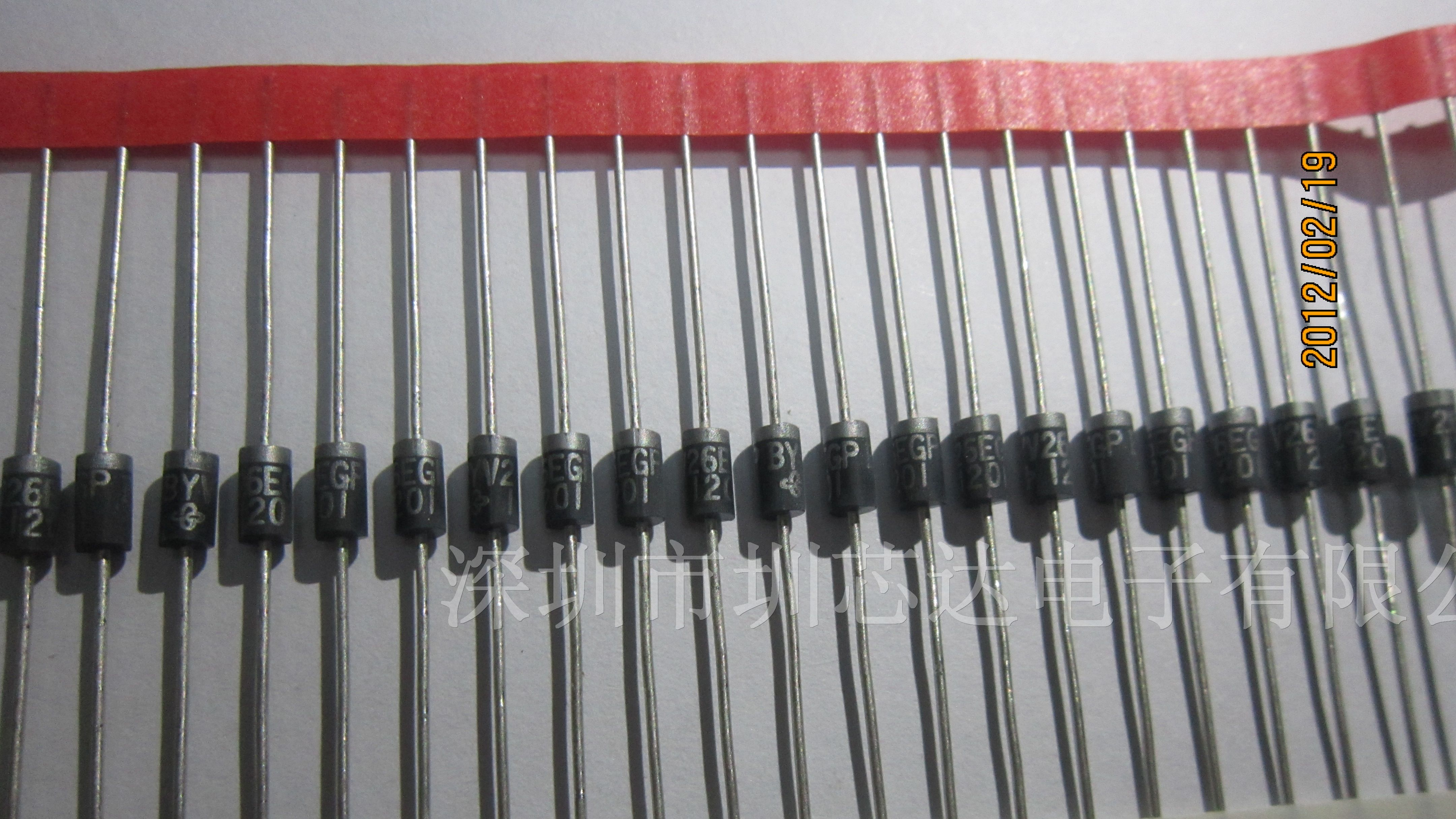 供应VISHAY进口原装二极管BYV26EGP-E3