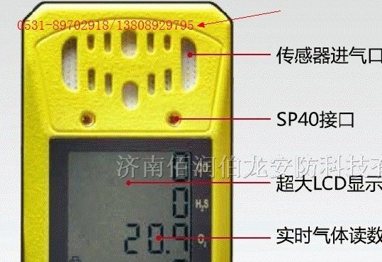 供应污水处理厂用的便携式有毒有害气体检测仪M40
