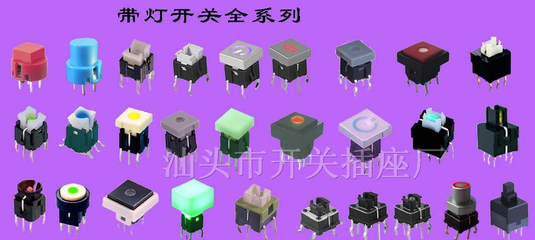 供应带灯轻触开关，防水轻触开关，轻触开关