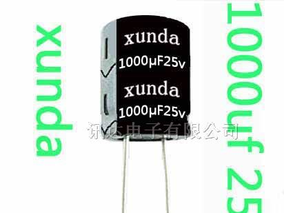 1000uf25v|佛山电解电容厂家105℃高频低阻铝电解电容