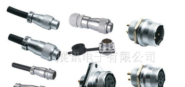 供应p系列法兰连接器航空插头