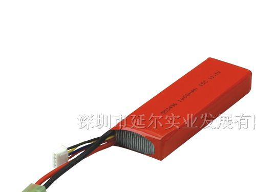 供应11.1V 1600mAh 15C高倍率聚合物航模电池
