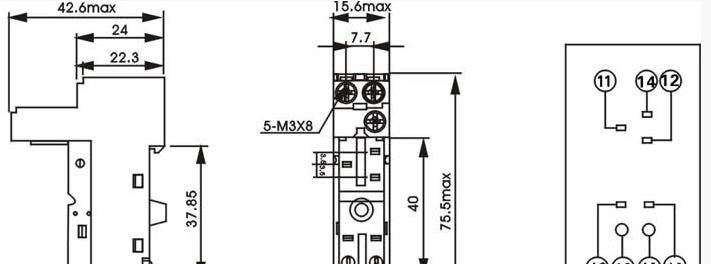 供应RX78624继电器插座