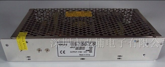 供应150W 7.5V20A开关电源 显示屏、LED 灯带、软灯条