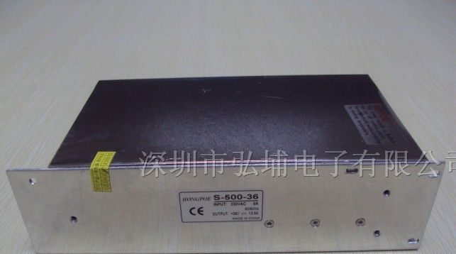 供应S-500W 48V10A开关电源 LED灯带专用 软灯条用
