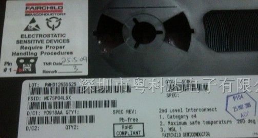 供应NC7SP04L6X，集成电路IC，