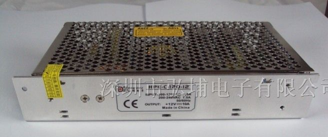供应120W 15V8A开关电源 工业电源 LED灯带专用 软灯条
