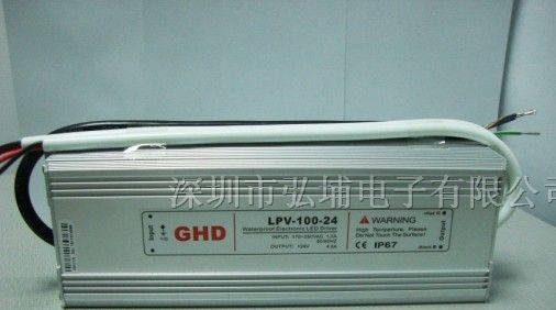 供应100W防水开关电源 24V4.5A IP67 欧盟CE认证