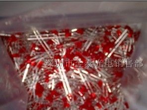 供应3mm红色LED 超高亮LED 长脚 LED灯珠 LED器件