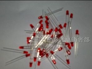 供应3mm红色LED 普通LED 长脚 LED灯珠 LED器件