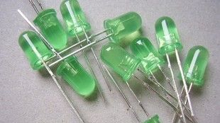 供应5mm 绿色LED LED发光管 LED灯珠