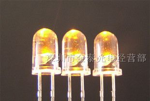 供应5mm 黄色LED 超高亮LED LED发光管 LED灯珠