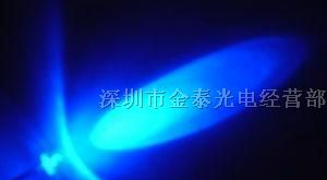 供应3mm 蓝色LED 超高亮LED LED发光管 LED灯珠