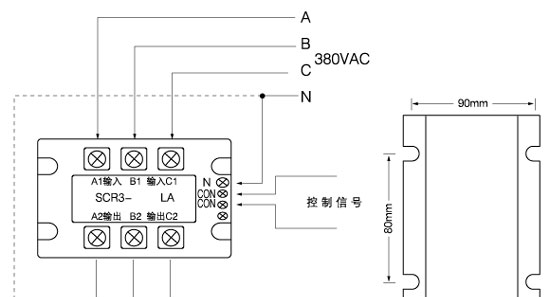 供应SCR3-25LA智能单相/三相电力继电器系列