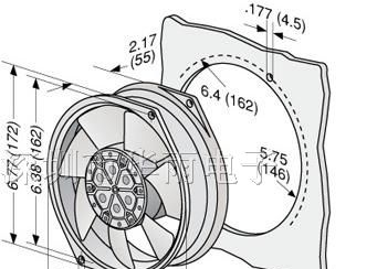 供应德国EBM变频器散热风扇W2S130-AA03-01