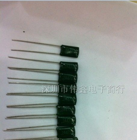 供应国产全新无铅环保涤纶电容CL11聚脂膜电容2A472J