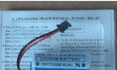 供应Q6BAT CR17335SE-R3V三菱QN系统PLC锂电池