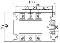 供应GTJ33-90A安装式三相交流固态继电器