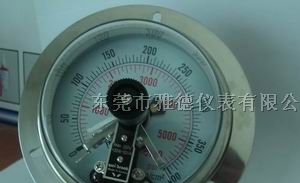 供应平板硫化机用电接点压力表