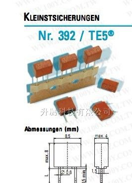 供应供应力特保险丝T392 2A250V 3921200044