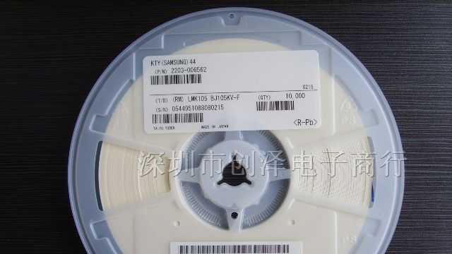 供应TAIYO贴片电容LMK105BJ105KV-F（0402 105K)