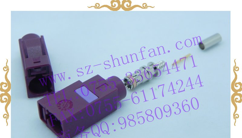 供应72594-1 FAKRA SMB汽车连接器，连接头 SF-099