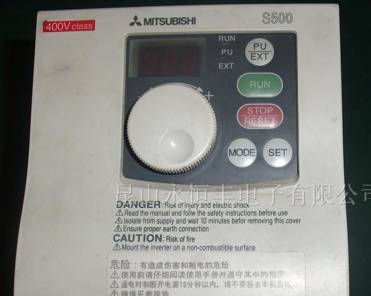 供应FR-S520S-0.4K-CH变频器,苏州三菱变频器维修