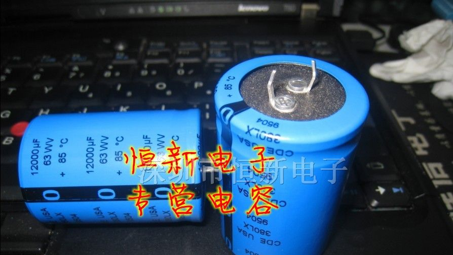 美国大D CDE 滤波电容63V12000UF 35X50 全新 380LX