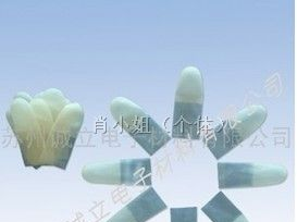 供应切口磨砂手指套 防静电手指套