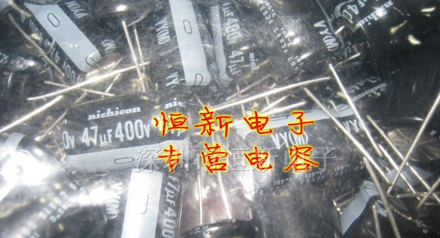 原装NICHICON 铝电解电容 400V47UF 16X25 VY系列