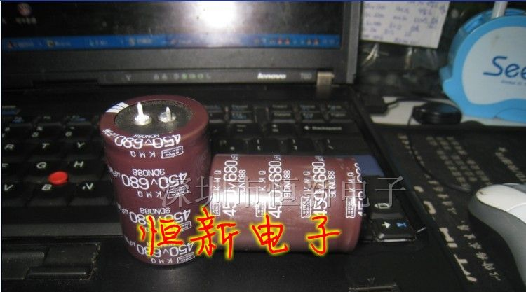 原装黑金刚铝电解电容 450V680UF 35X50 KMQ系列