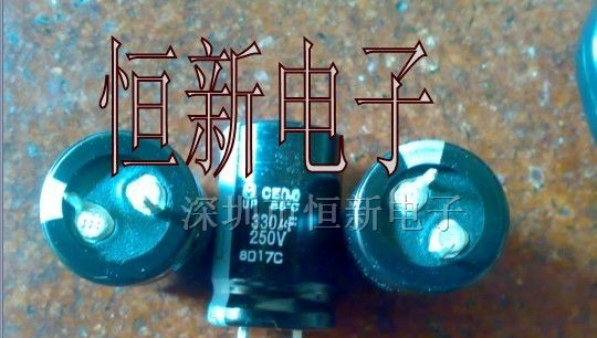 原装松下铝电解电容 250V330UF 22X30 85度 实图拍摄