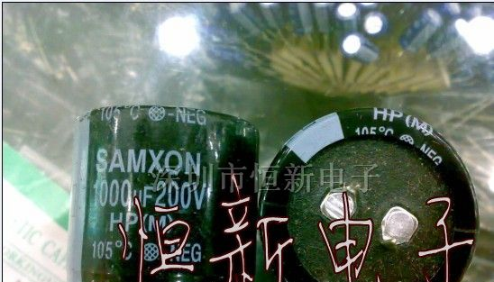 原装电源维修三信铝电解电容200V1000UF 5X35实物拍摄