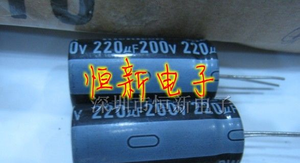 优质铝电解电容 200V220UF 18X35 批量1.1一只