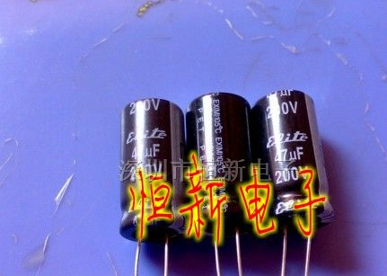 台产 金山金刚铝电解电容 200V47UF 13X25 现货供应