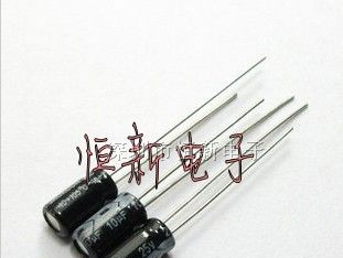 国产铝电解电容 25V10UF 4X7 可代替16V10UF