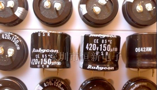 原装红宝石电解电容 420V150UF 30X30可替400V150UF