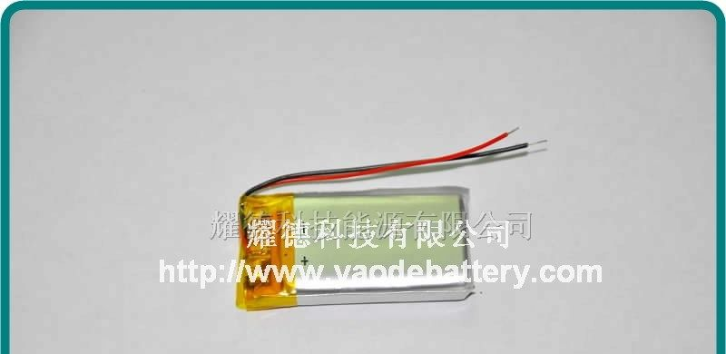供应3.7V 300mAH 602030聚合物锂离子电池