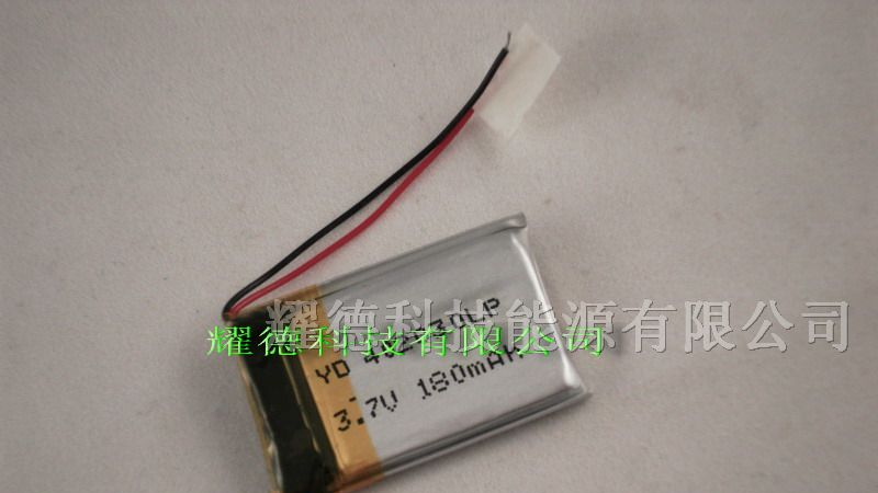 供应蓝牙耳机 mp33.7V200mAH402030聚合物锂电池