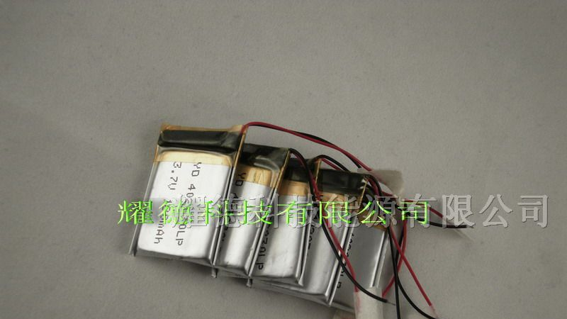 供应蓝牙耳机用3.7V300mAH602030聚合物锂电池