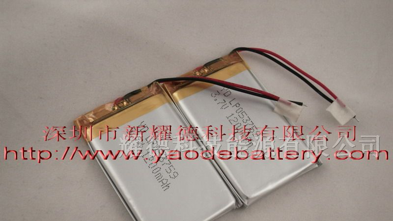 供应导航仪专用3.7V1200mAH503759聚合物锂电池